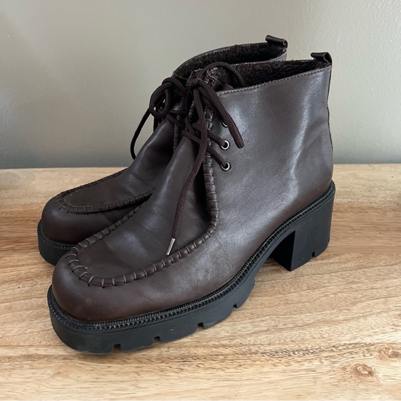 Aquatalia Shoes - Aquatalia Lace-Up Boot Size 7.5